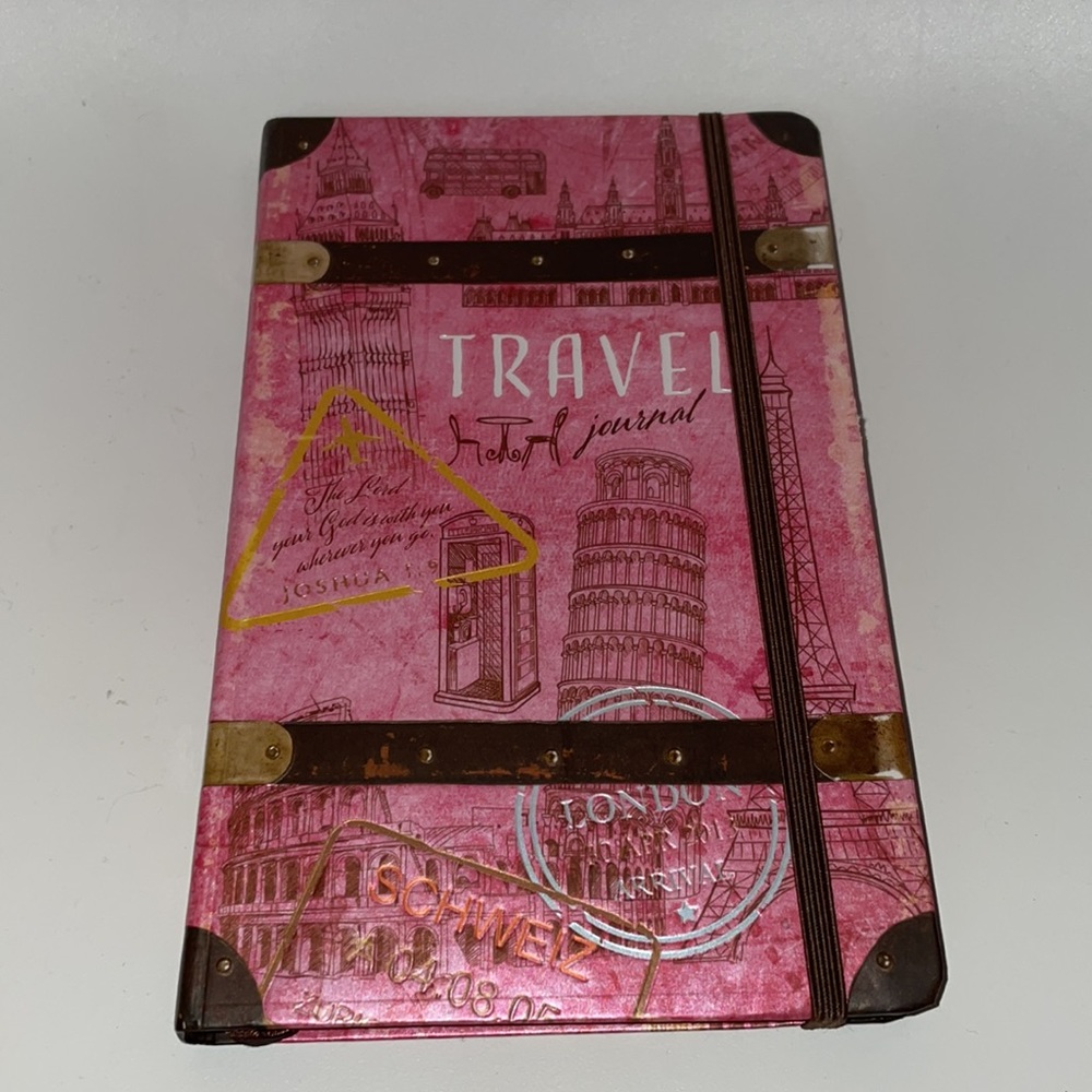 Belle city travel pink  journal